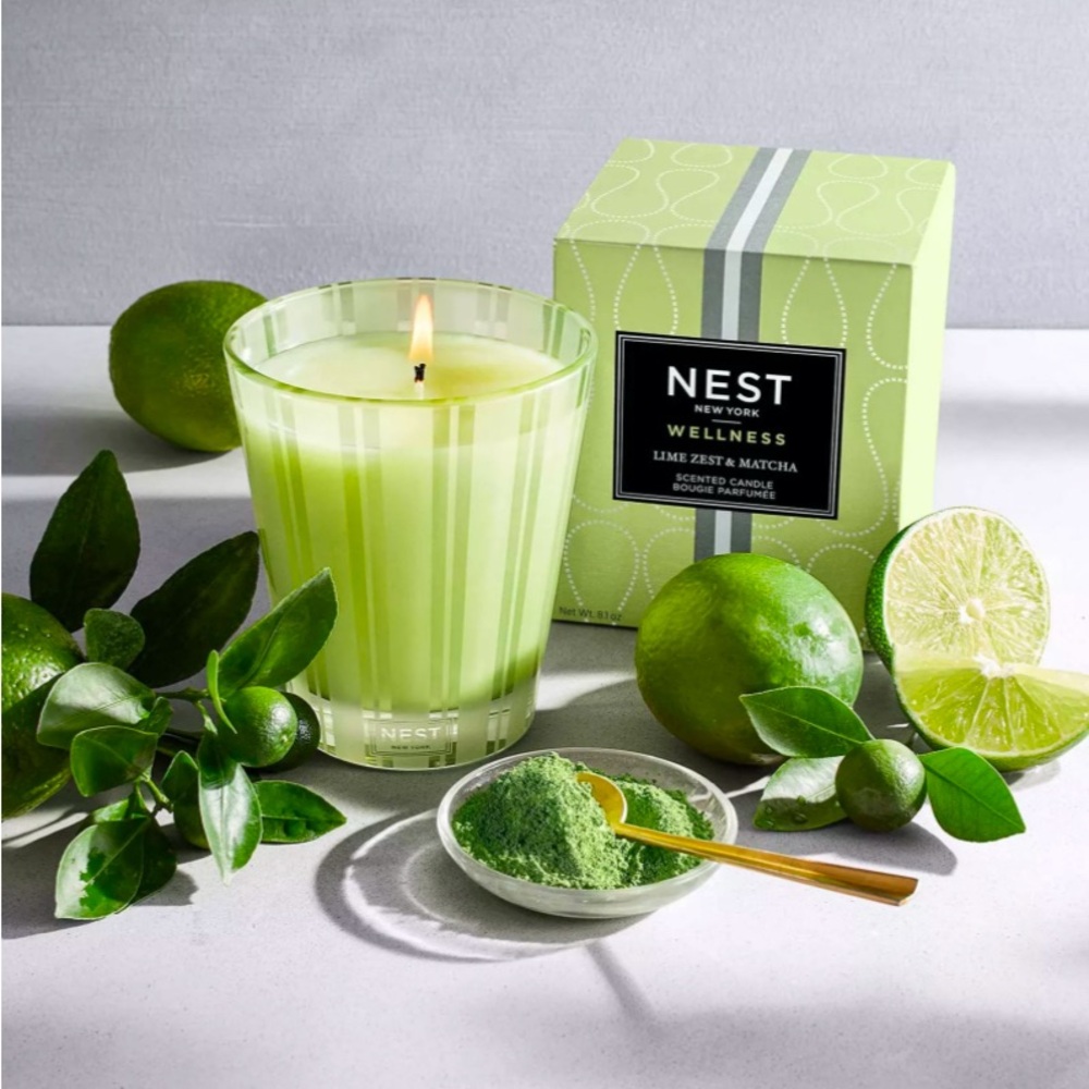 Nest Lime Zest & Matcha Scented Candle 230 g NIB